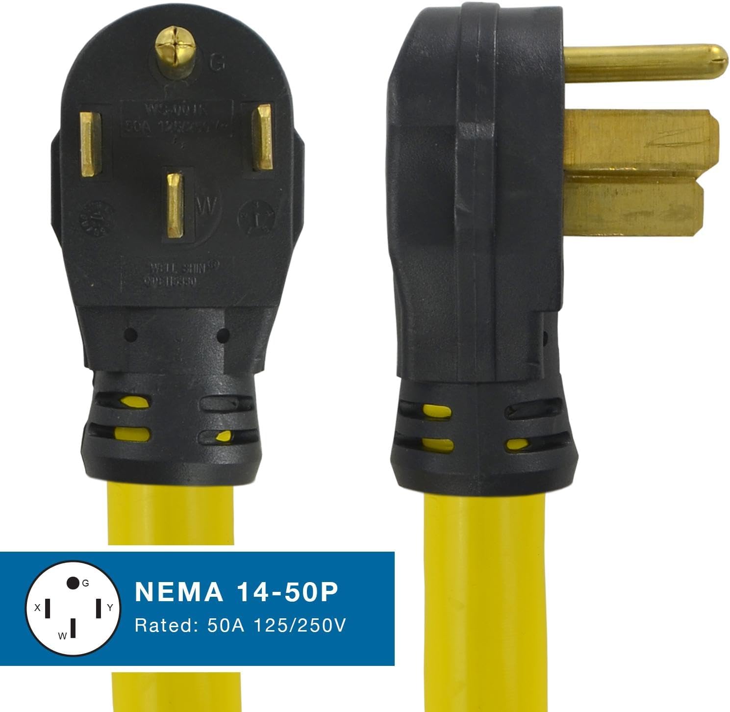 Detalle 2 de Conntek 50-Amp RV Pigtail Adapter ⚡