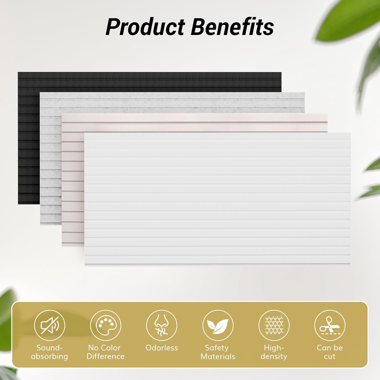 Thumbnail 6 de TONOR 24014 Acoustic Panels, 4-Colour Polyester Sample Set