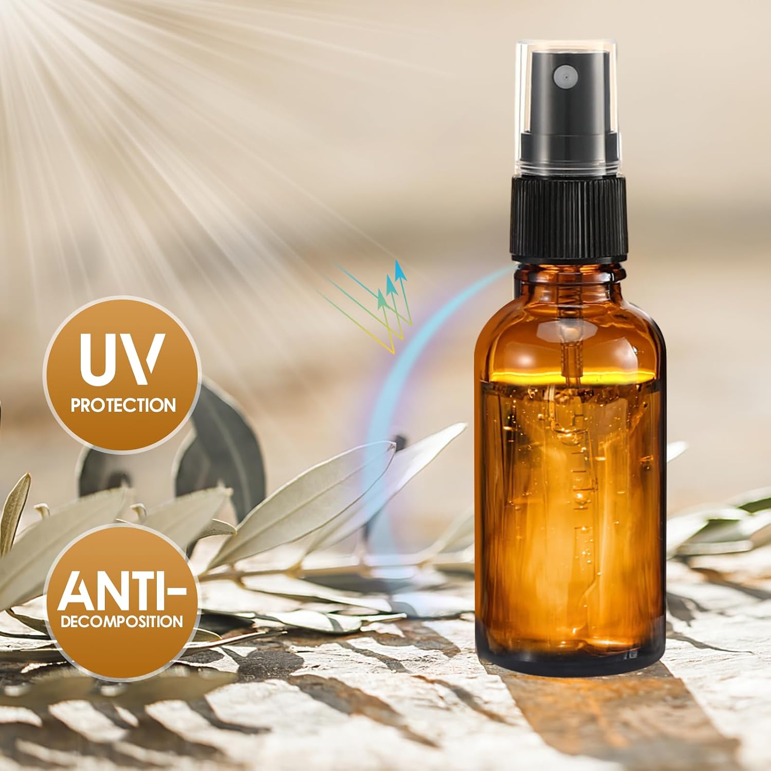 Thumbnail 3 de Mkitnvy Braunglas Sprühflasche 30ml 10er Pack