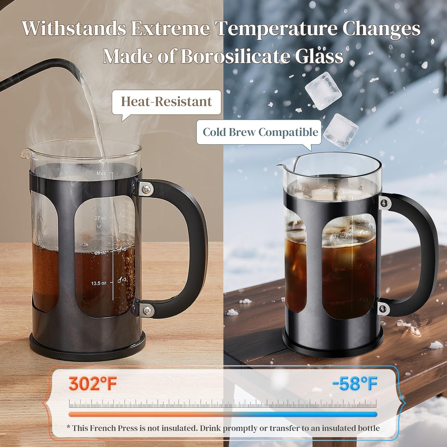 Thumbnail 4 de Veken French Press 34oz