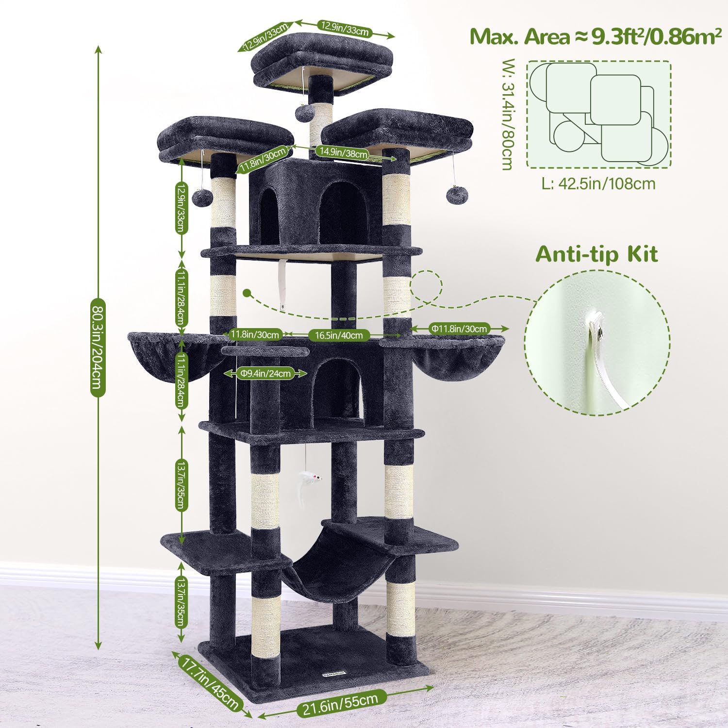 Detalle de Globlazer Cat Tower F80