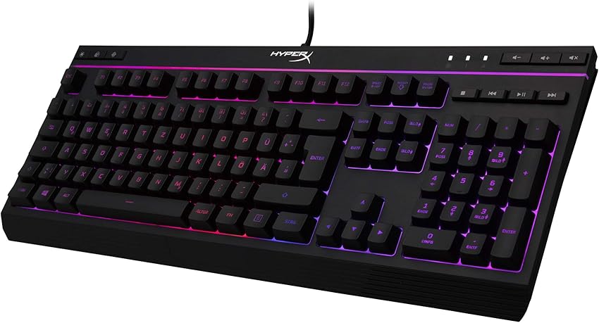 Detalle de HyperX Alloy Core RGB teclado RGB 5 zonas