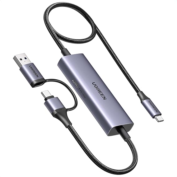 UGREEN Capturadora Vídeo HDMI 4K 30Hz para Streaming 🎥