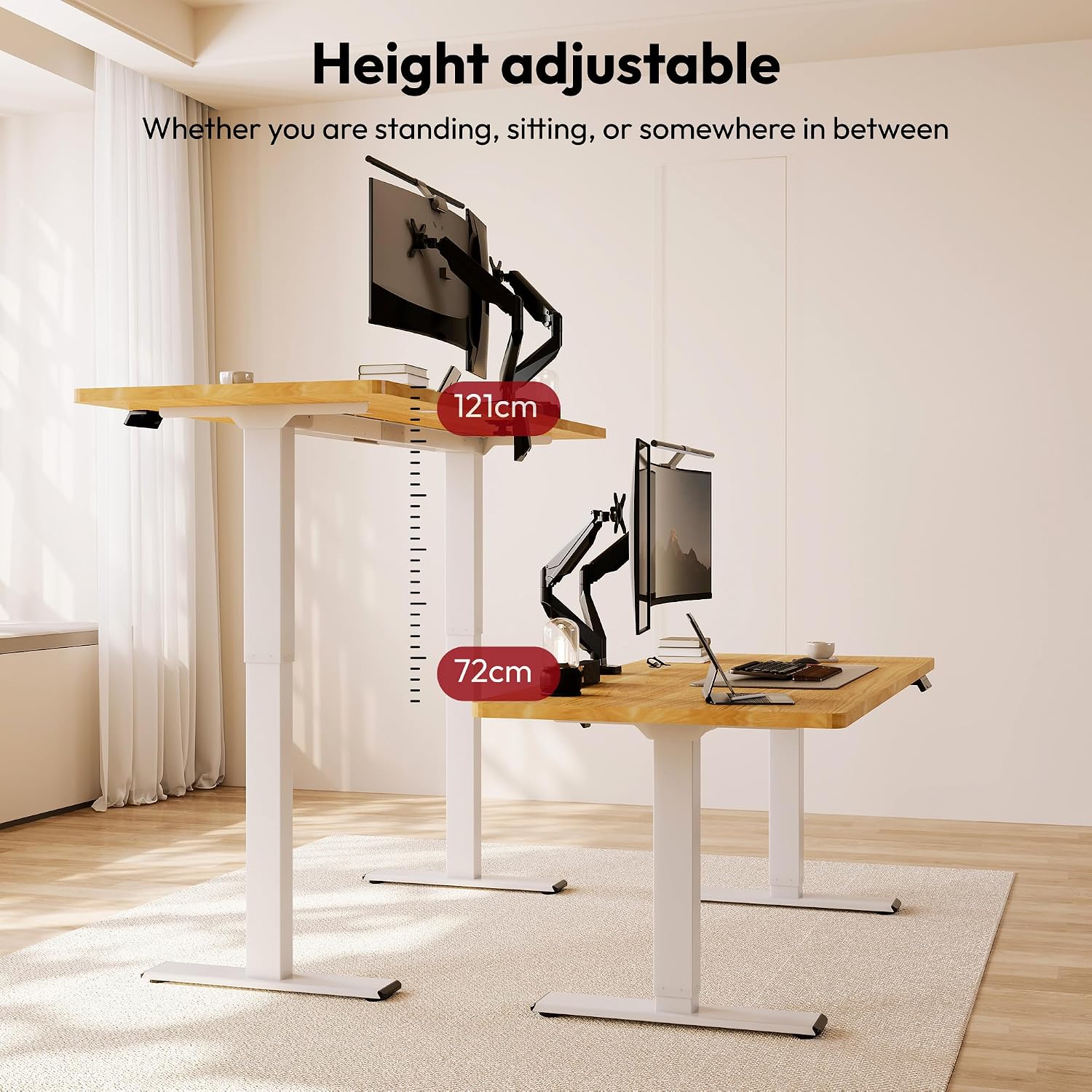Thumbnail 6 de SANODESK Q1 Pro bureau assis debout 120 kg