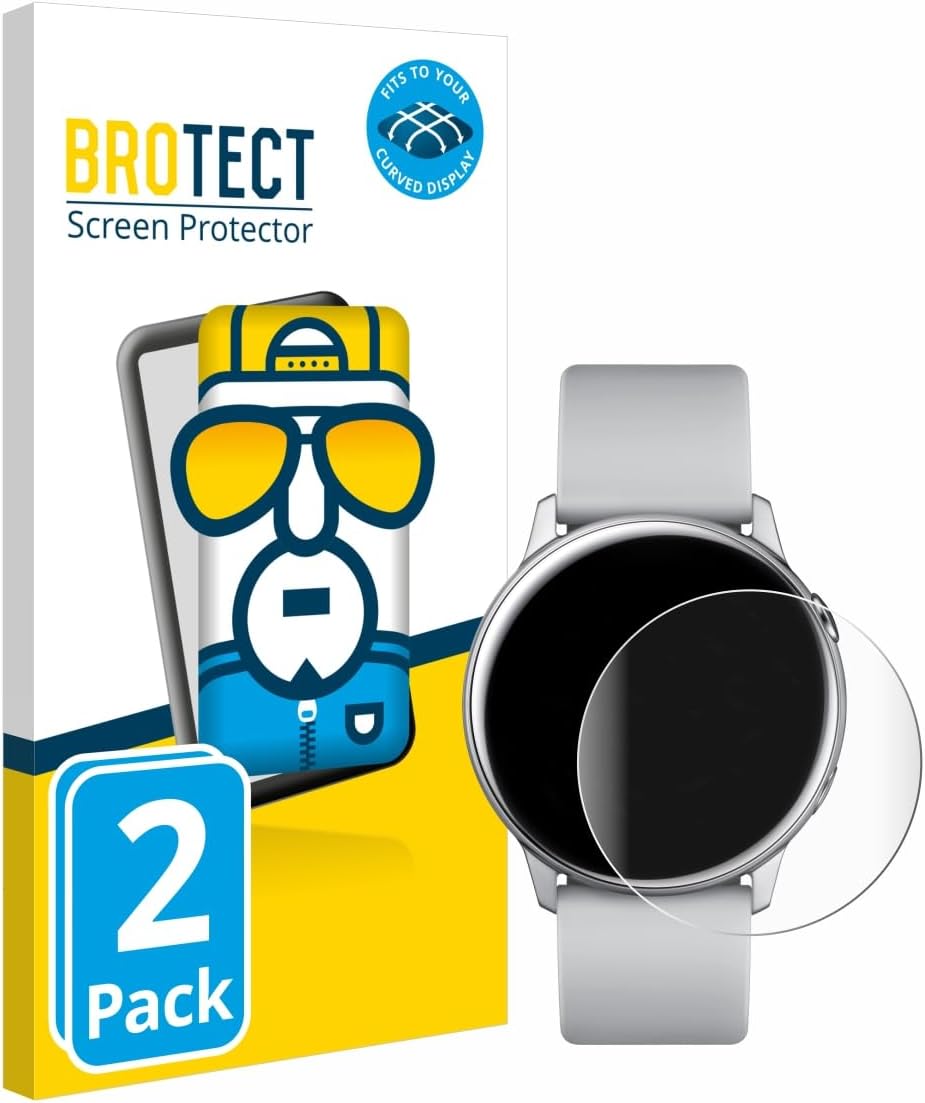 Thumbnail 1 de brotect 3D Curved Full Cover Screen Protector for Samsung Galaxy Watch Active / 2 (40mm) – 2 Pack