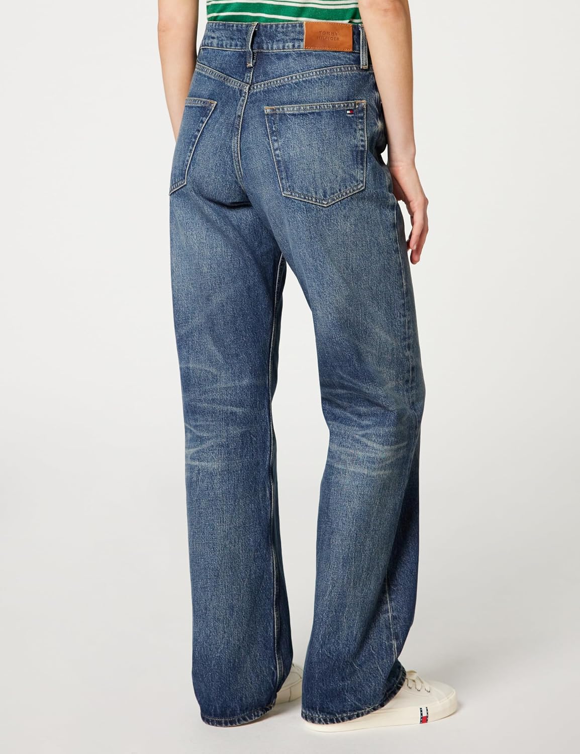Detalle 2 de Tommy Hilfiger DNM Nate Loose Straight RW Ww0ww50619, Sciol Donna
