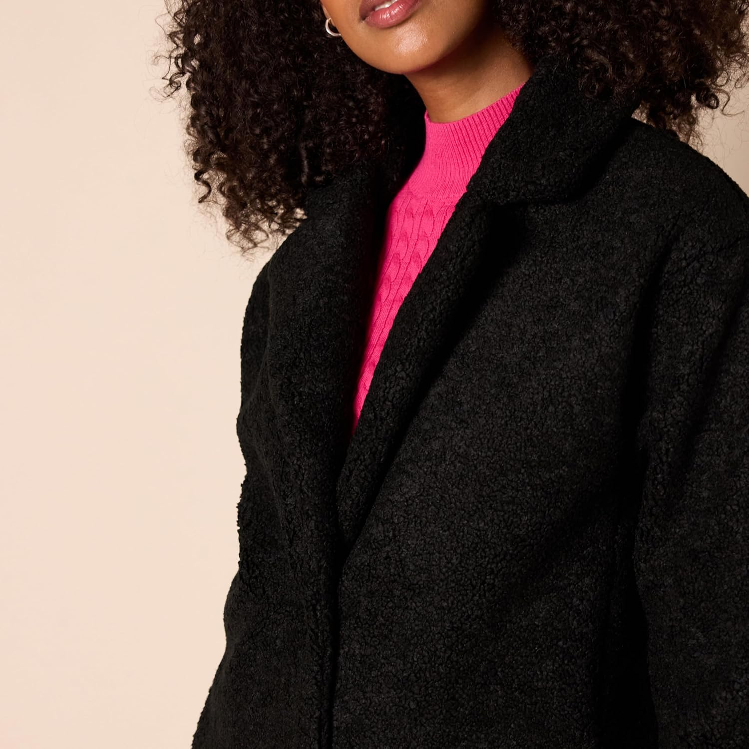 Thumbnail 3 de Amazon Essentials Women’s Teddy Bear Fleece Oversized Lapel Jacket (Previously Daily Ritual)