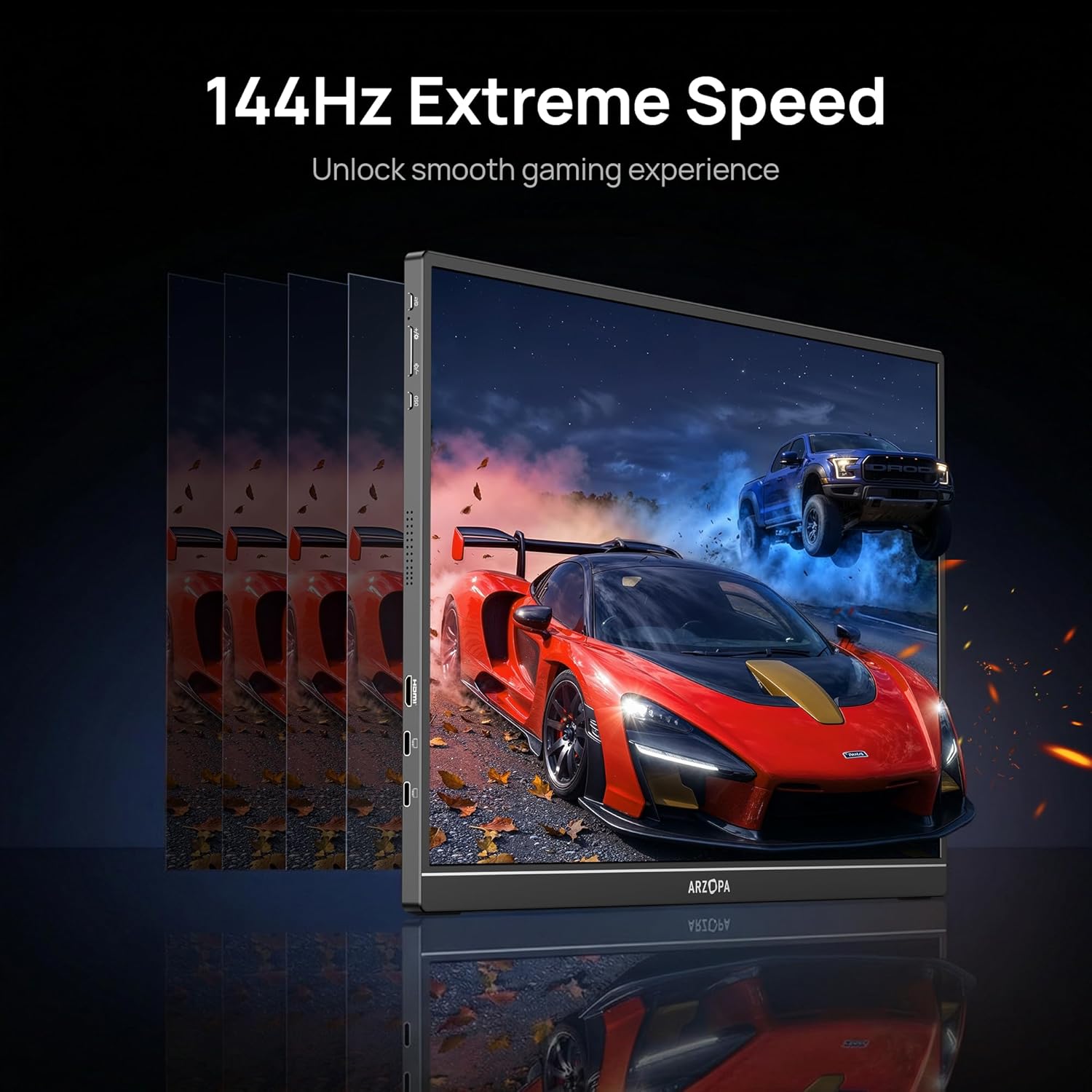 Detalle de ARZOPA 16.1" 144Hz Gaming Monitor