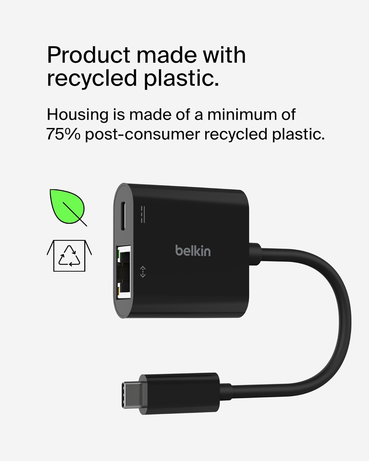 Thumbnail 5 de Belkin Connect USB-C to Ethernet Adapter 100W