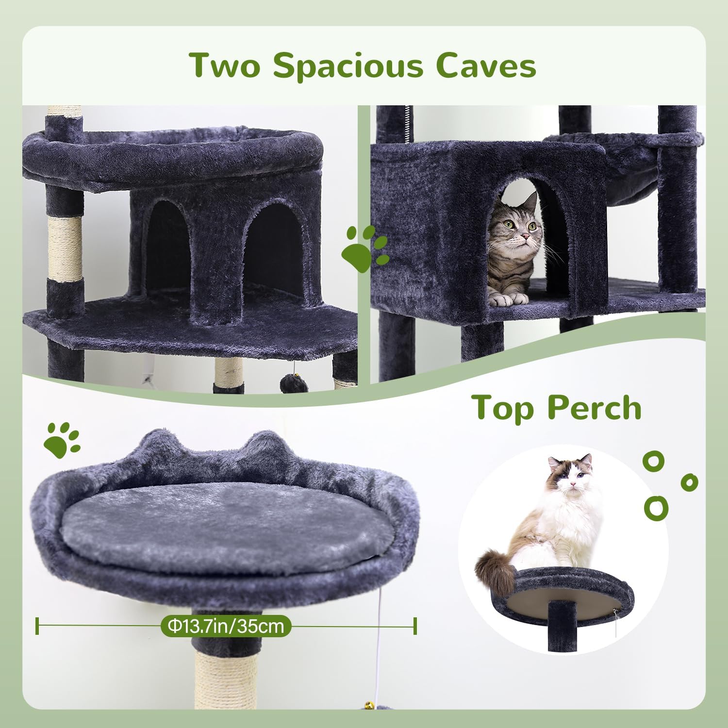 Detalle 2 de Globlazer Cat Tree 72-Inch