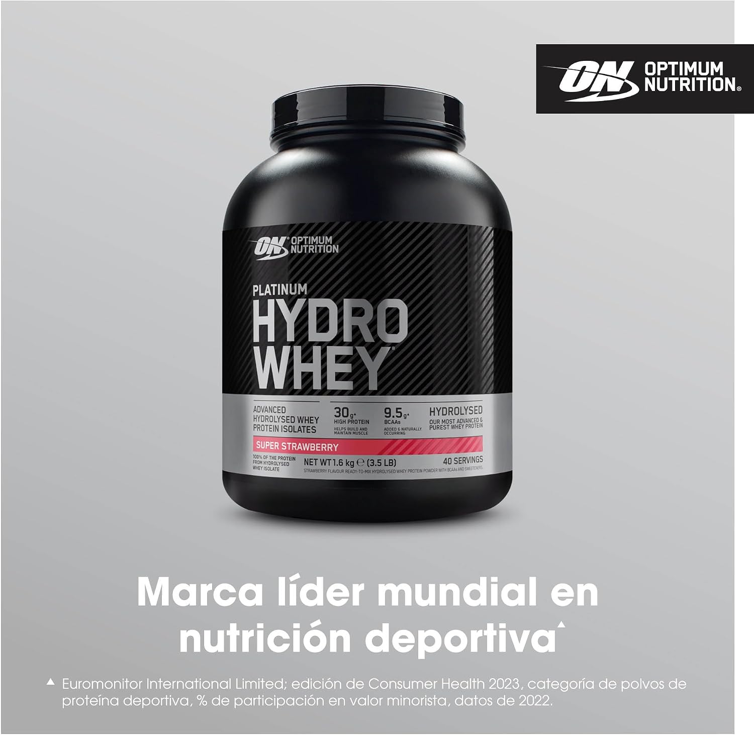 Detalle 2 de Optimum Nutrition Platinum Suero Hydro 40 porciones