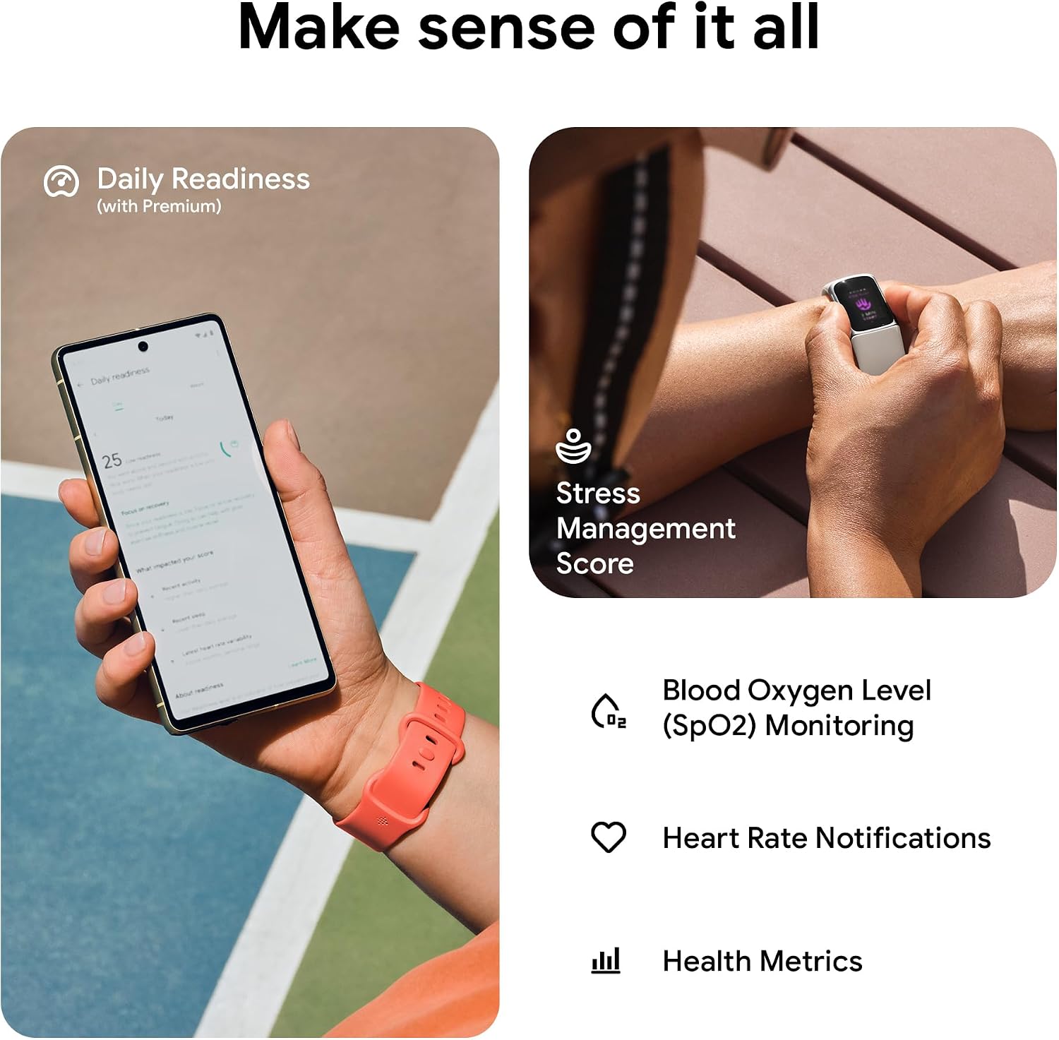 Thumbnail 4 de Fitbit Charge 6 GPS fitness tracker