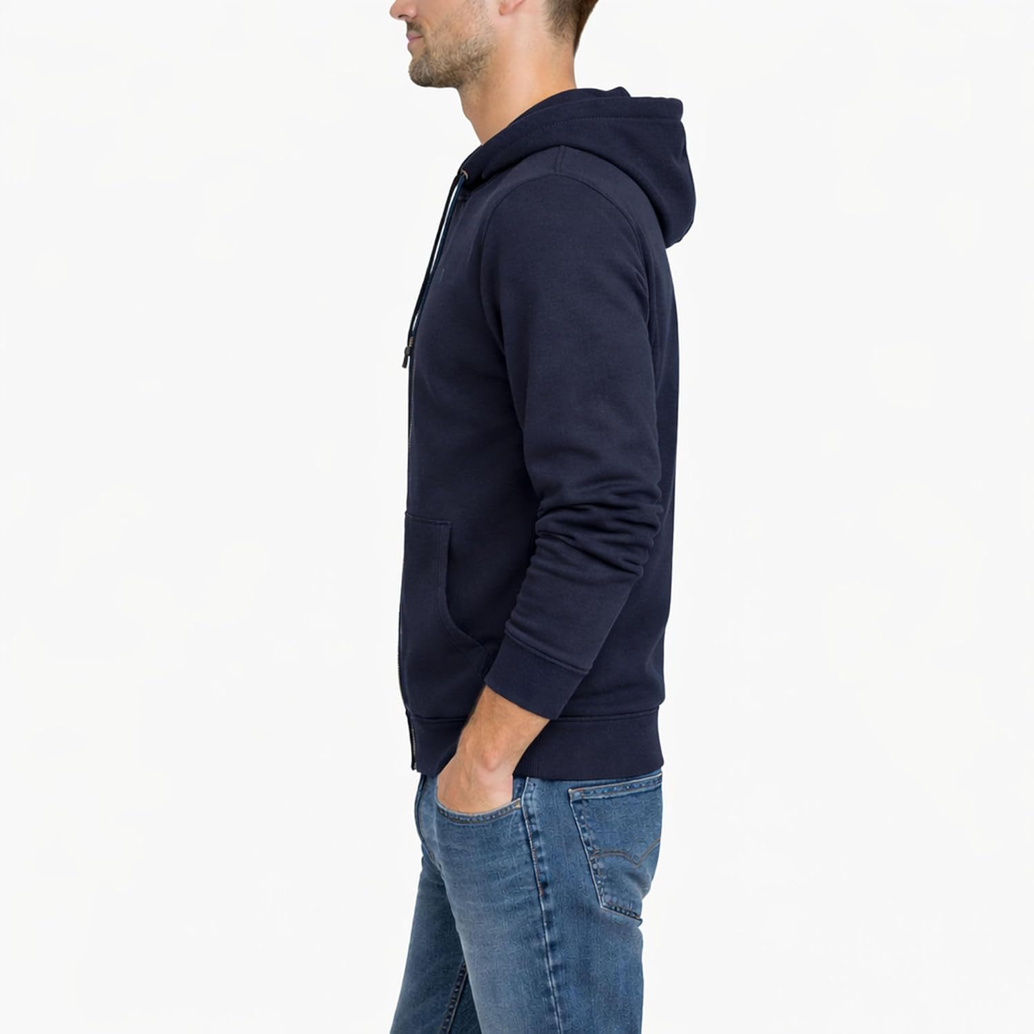 Thumbnail 1 de Xact Men’s Hooded Sweatshirt (1/4 Zip Overhead & Full Zip) – midweight fleece-back hoodie, regular fit