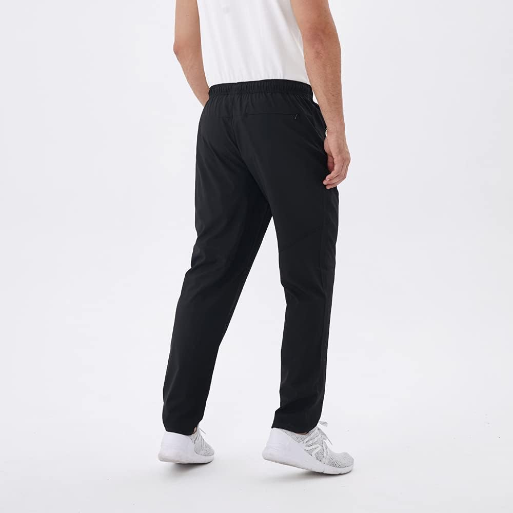 Detalle 2 de Rapoo Men's Lightweight Sweatpants with Zipper Pockets and Quick-Dry Fabric