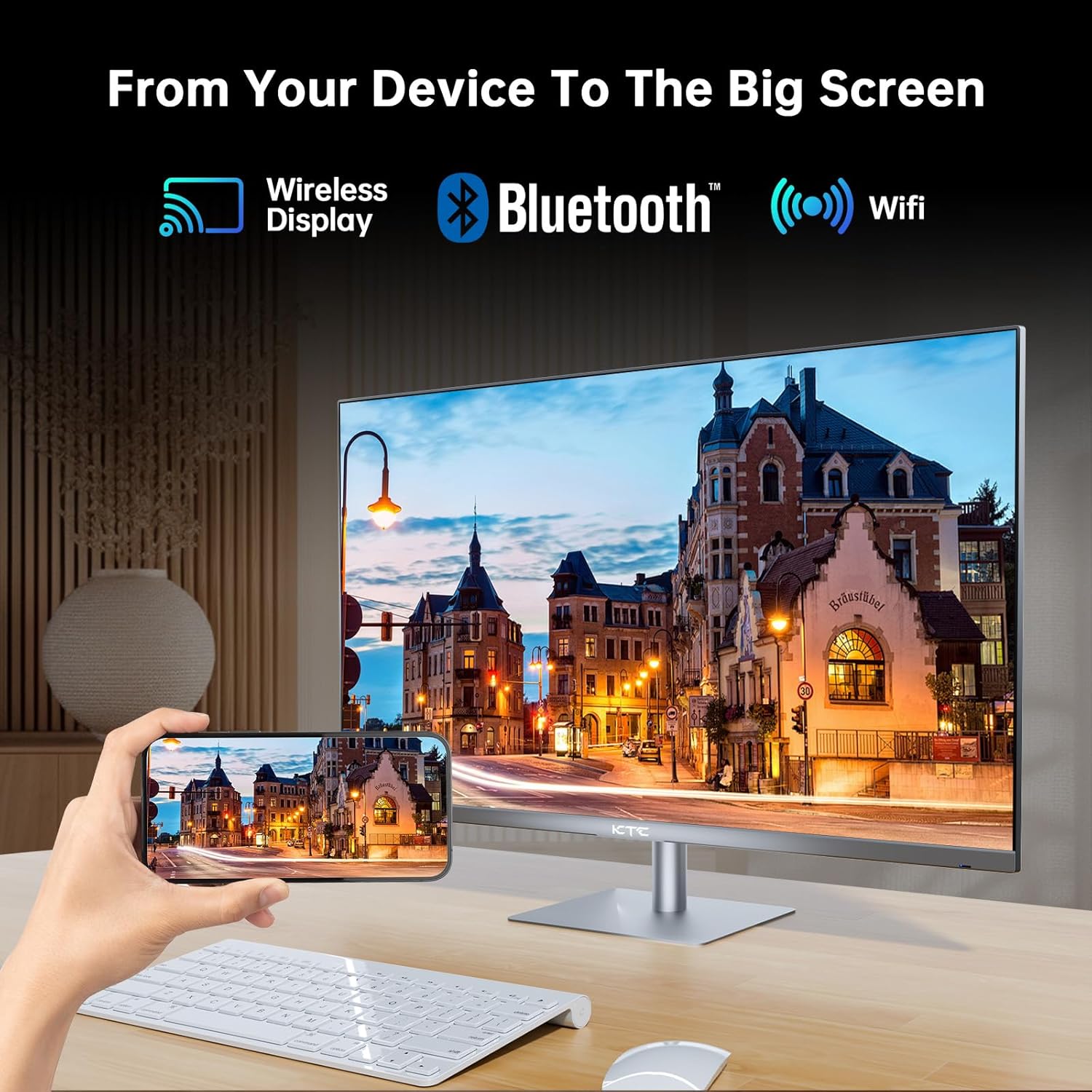 Thumbnail 5 de Smart Monitor 32 Inch with Smart TV System: 4K UHD, Android OS, and versatile connectivity