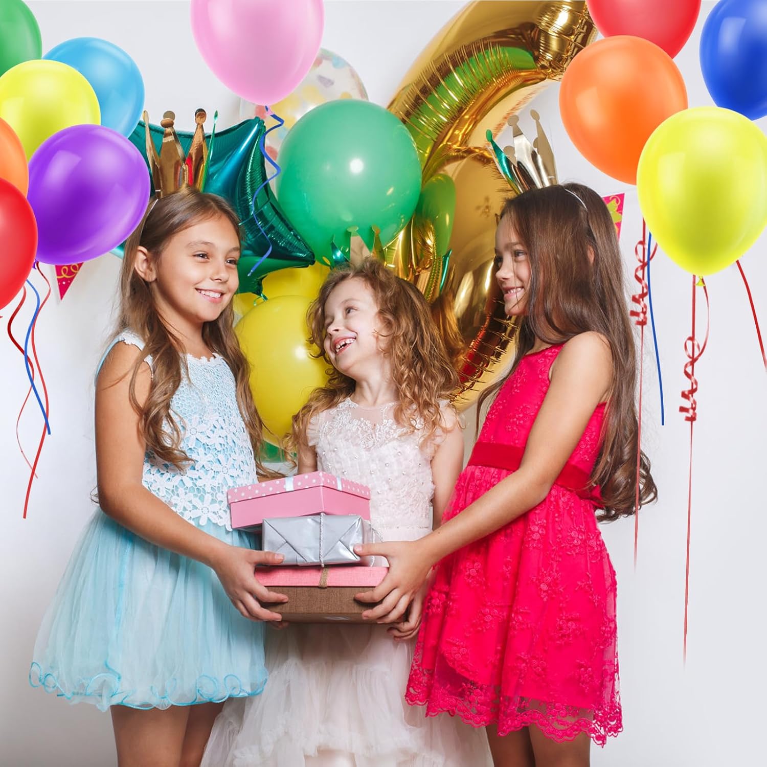 Thumbnail 6 de Jsdoin 12 Inch Rainbow Party Balloons 100 pack 🎈