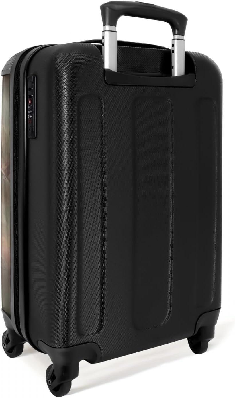 Detalle de NoBoringSuitcases.com Maleta de Mano Loros Azul