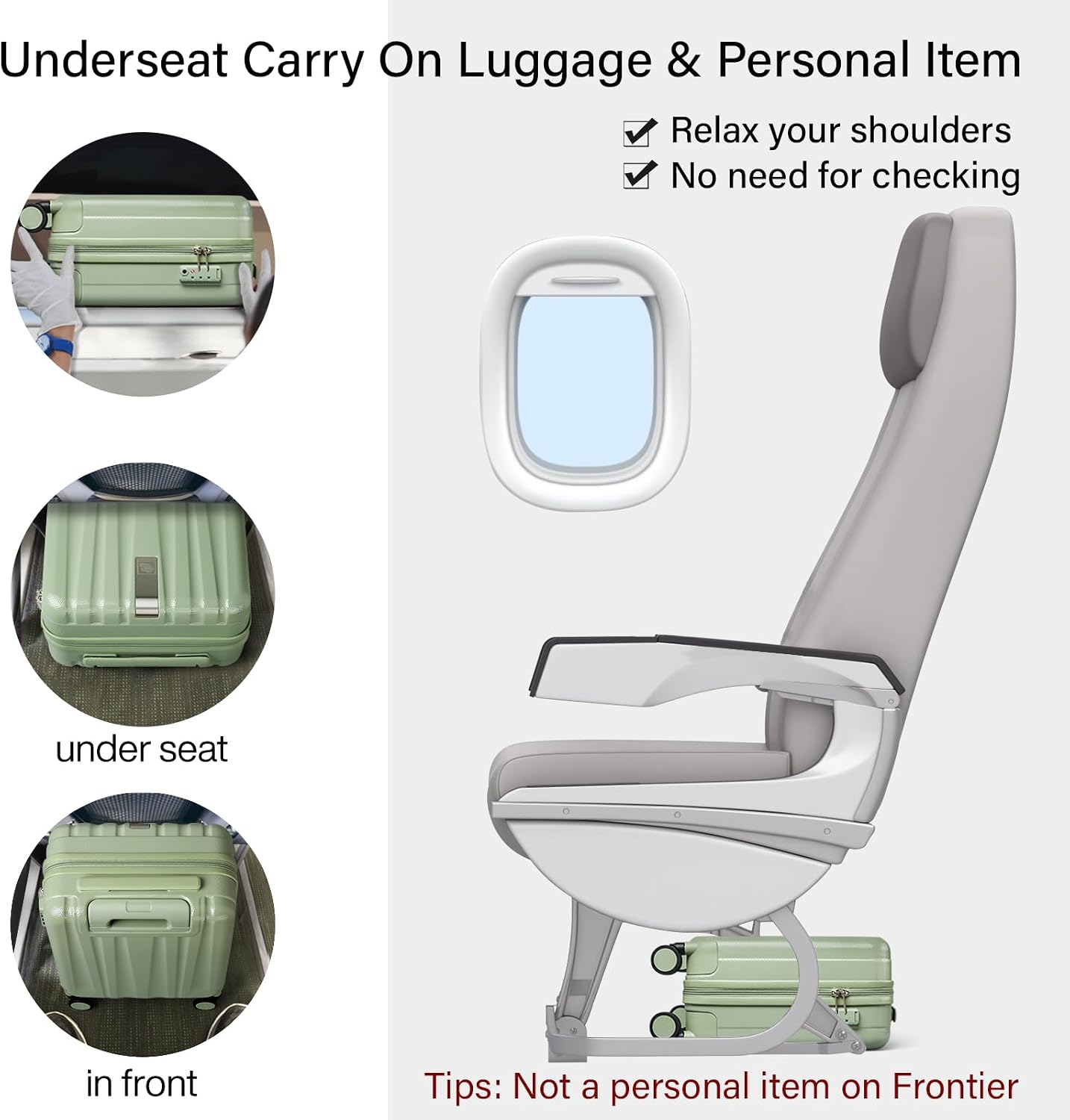 Thumbnail 2 de Hanke 14-Inch Hardshell Cabin Suitcase: Airline-Approved Carry-On with TSA Lock