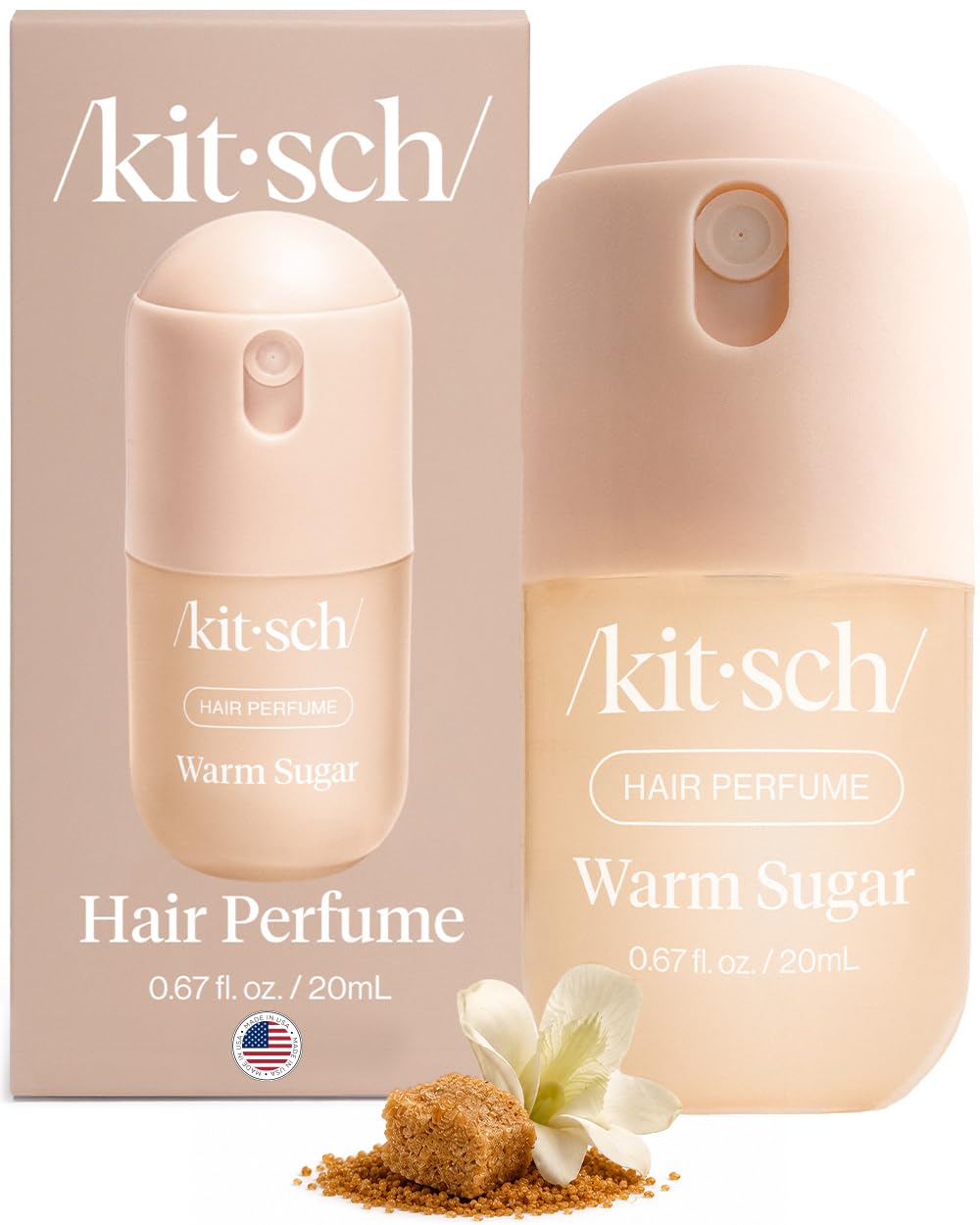 Detalle de Kitsch Warm Sugar Hair Perfume and Body Mist, 20 mL