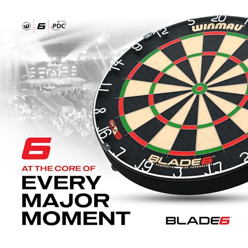Detalle de WINMAU Blade 6 Standard Dart Board | Official PDC Tournament Specs