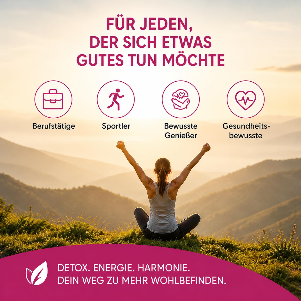 Thumbnail 6 de Detox Tee zum Abnehmen – 56 Tage Abnehmentee mit Grüntee, Oolong, Löwenzahn & Rosen, fruchtiger Pfirsichgeschmack