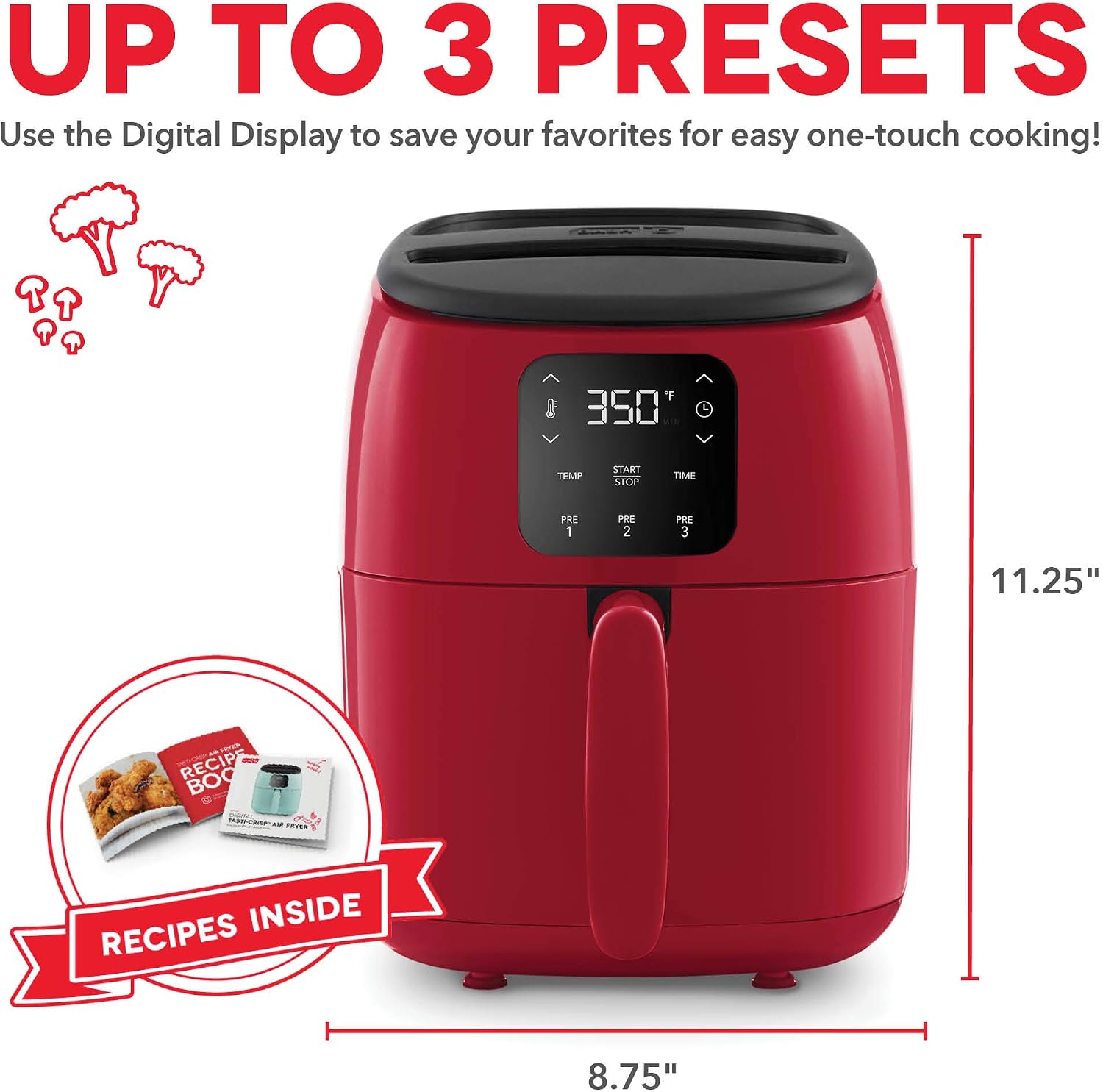 Thumbnail 5 de Dash Air Fryer 2.6 Quart