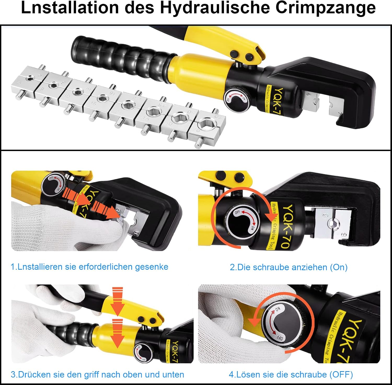 Thumbnail 3 de Solsop Hydraulic Crimping Tool 4–70 mm²
