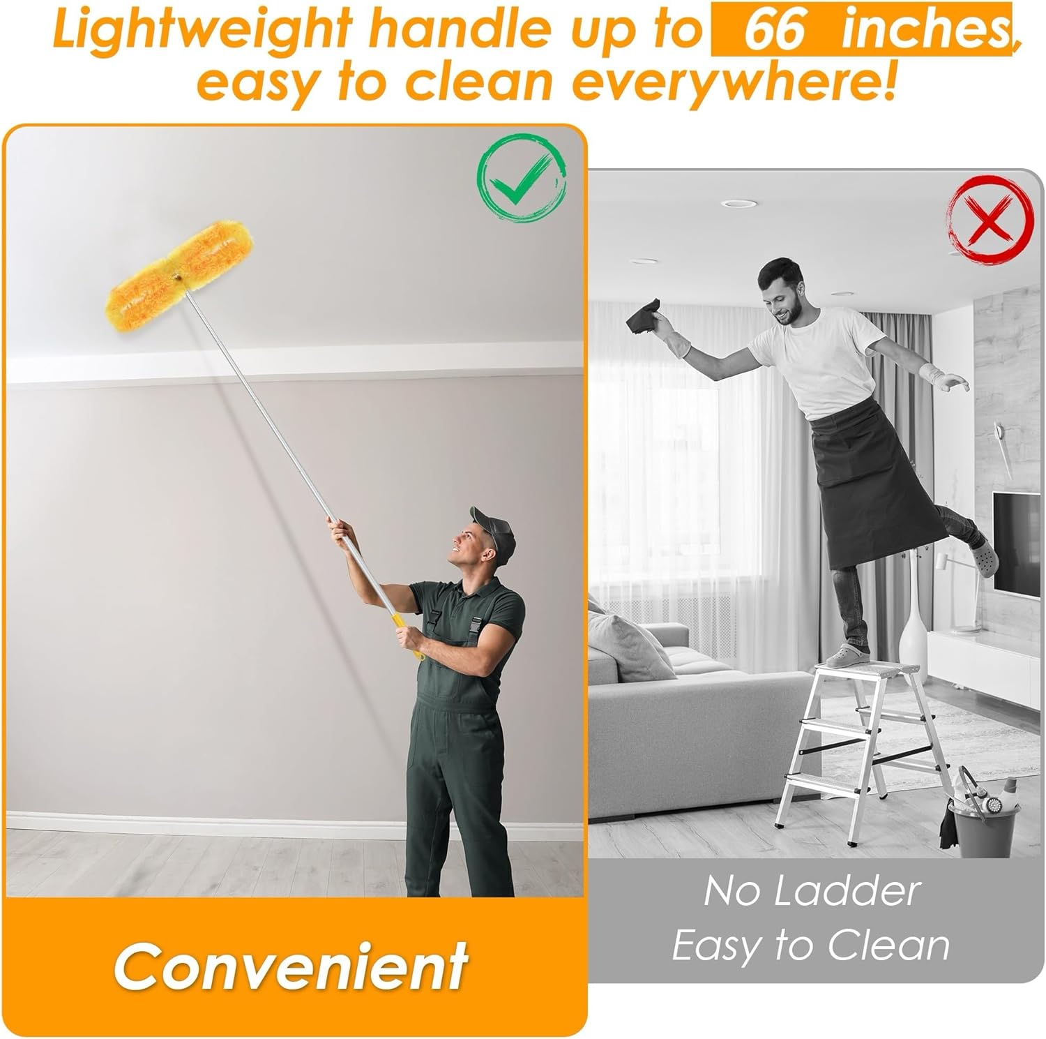 Thumbnail 2 de NEWE Dusters Kit with 65in Handle