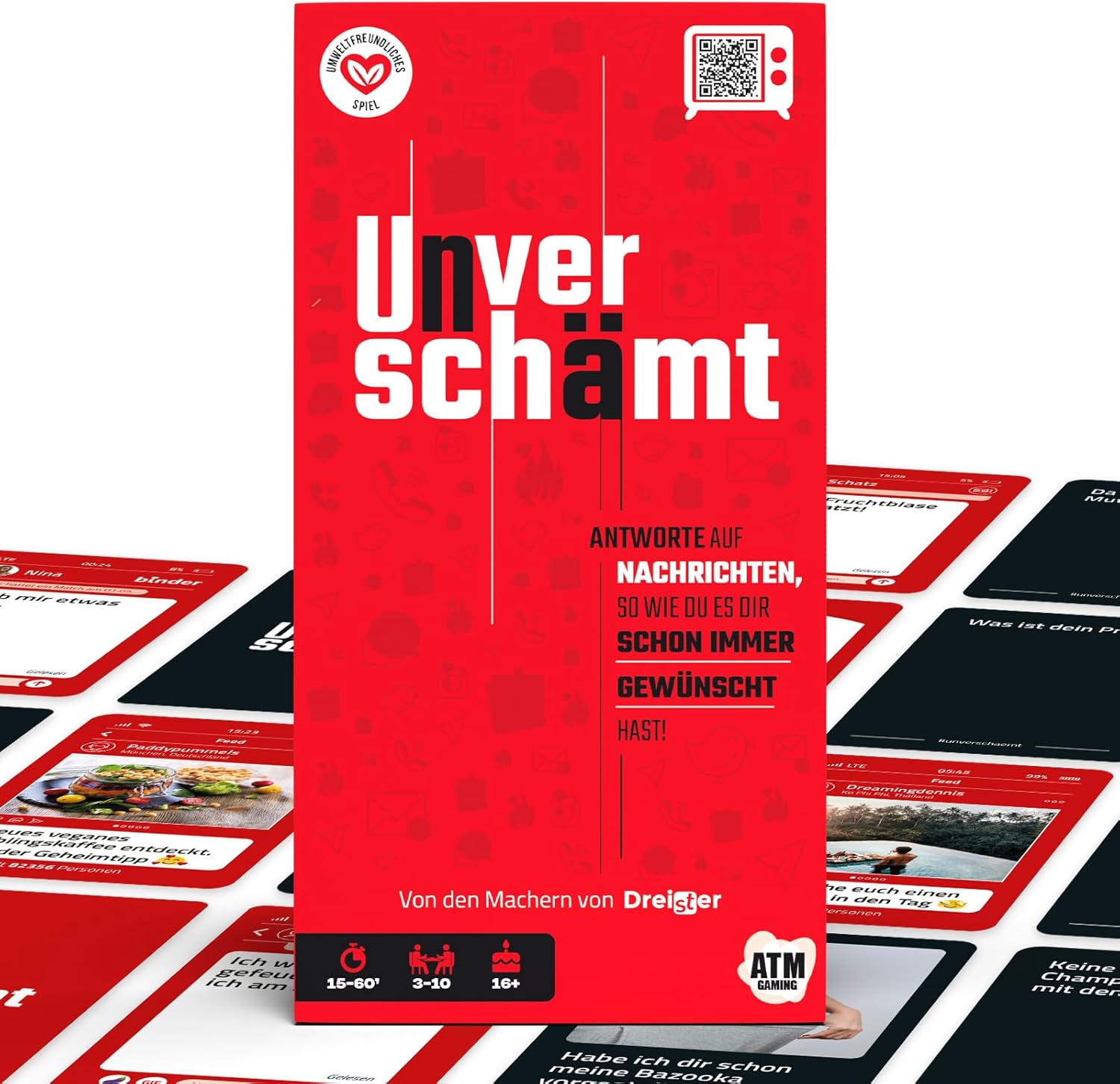 Detalle de Dreister UNVERSCHÄMT Kartenspiel 480 Karten 🎲