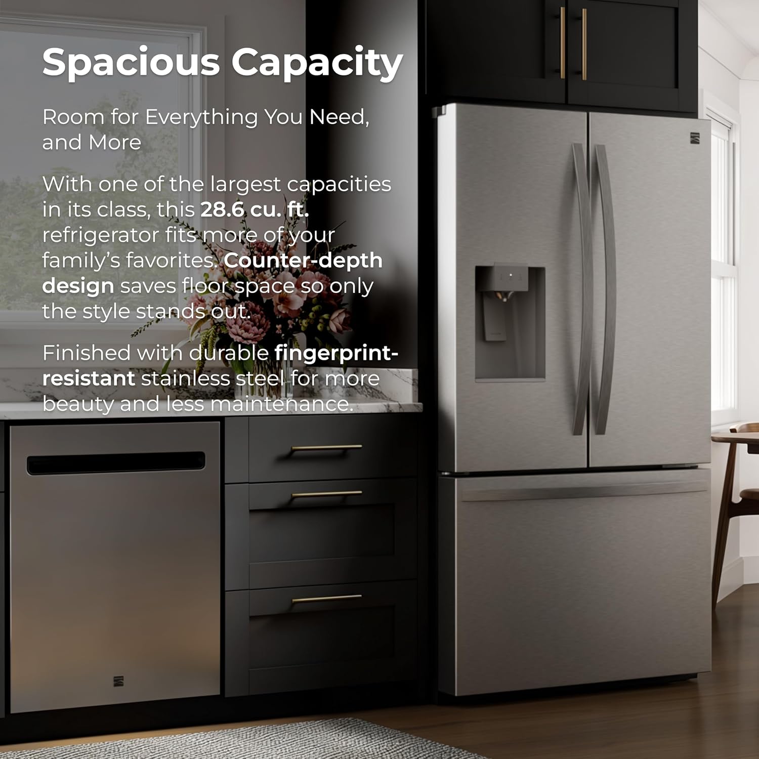Detalle de Kenmore French Door Refrigerator 28.6 cu. ft.