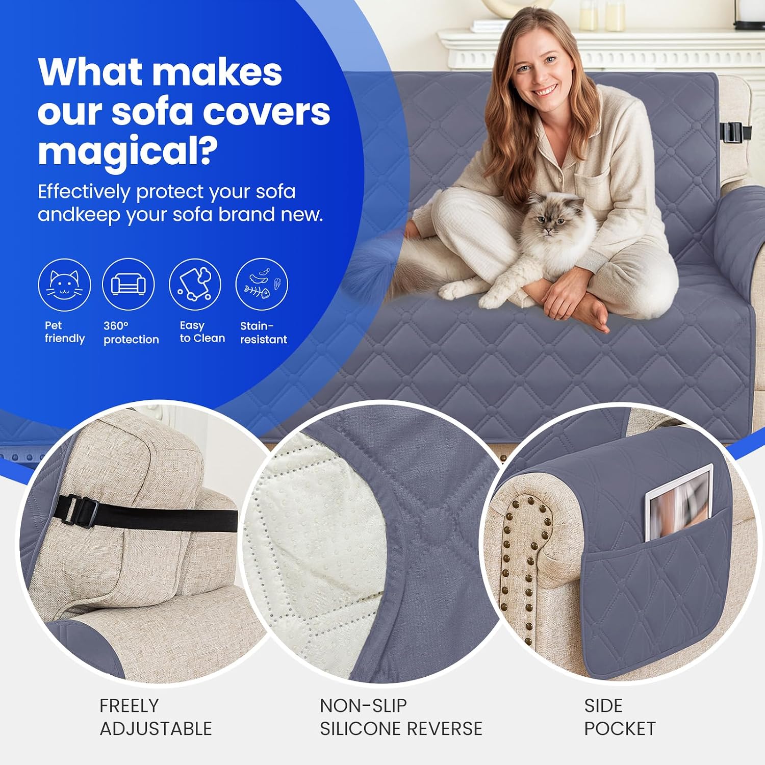 Thumbnail 5 de Ystyle Funda Sillón 1 Plaza impermeable 135 cm