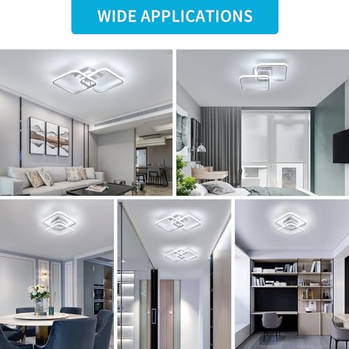 Thumbnail 6 de Comely LED Lámpara de Techo Cruz 64x39cm 42W Blanco