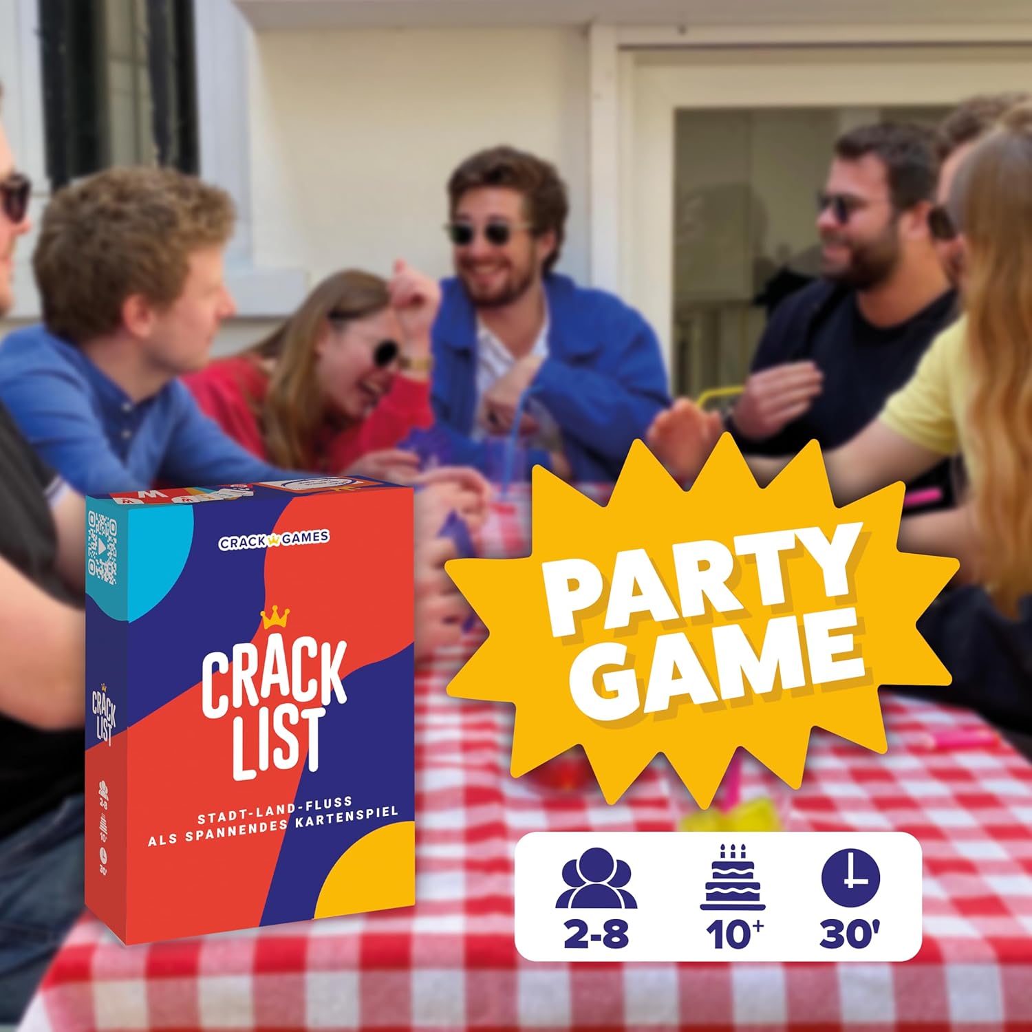 Thumbnail 4 de CRACK LIST Kartenspiel 2-8 Spieler 🎲