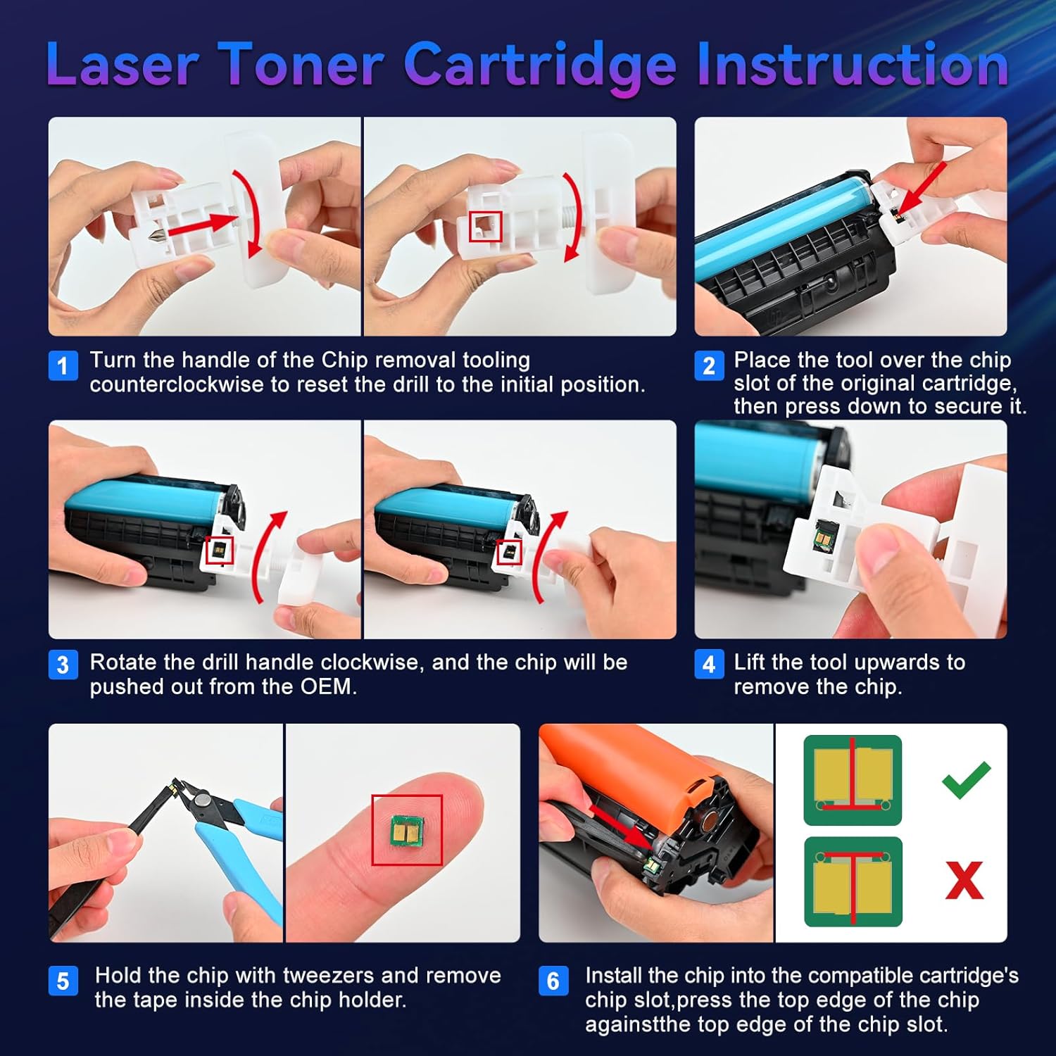 Thumbnail 5 de ZIPRINT 142A Toner für HP LaserJet MFP (1 Schwarz) 🖨️