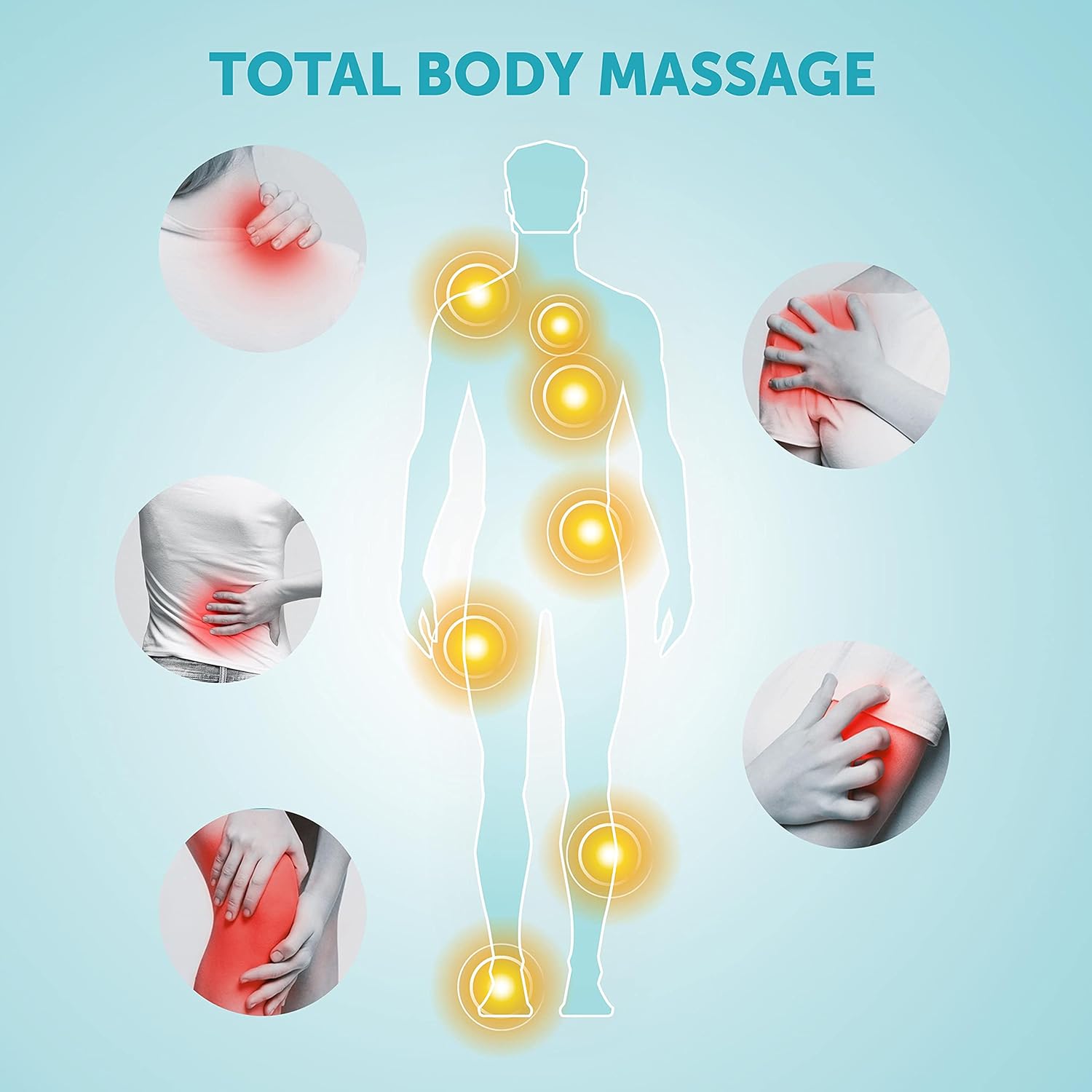 Thumbnail 3 de Wahl Cordless Deep Tissue Massager: Portable Muscle Relief with Five Attachments