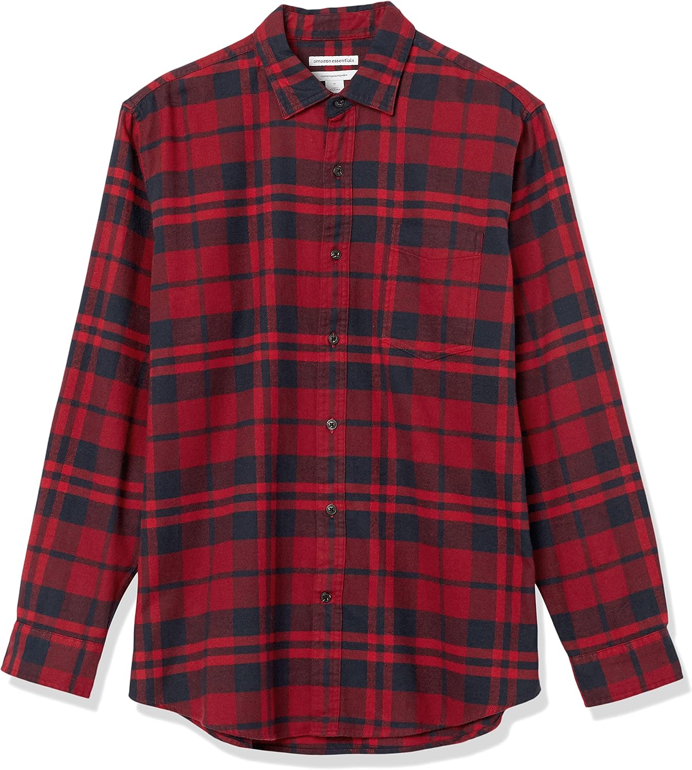 Thumbnail 6 de Amazon Essentials Men’s Long-Sleeved Flannel Shirt (Discontinued Colours) – Regular Fit