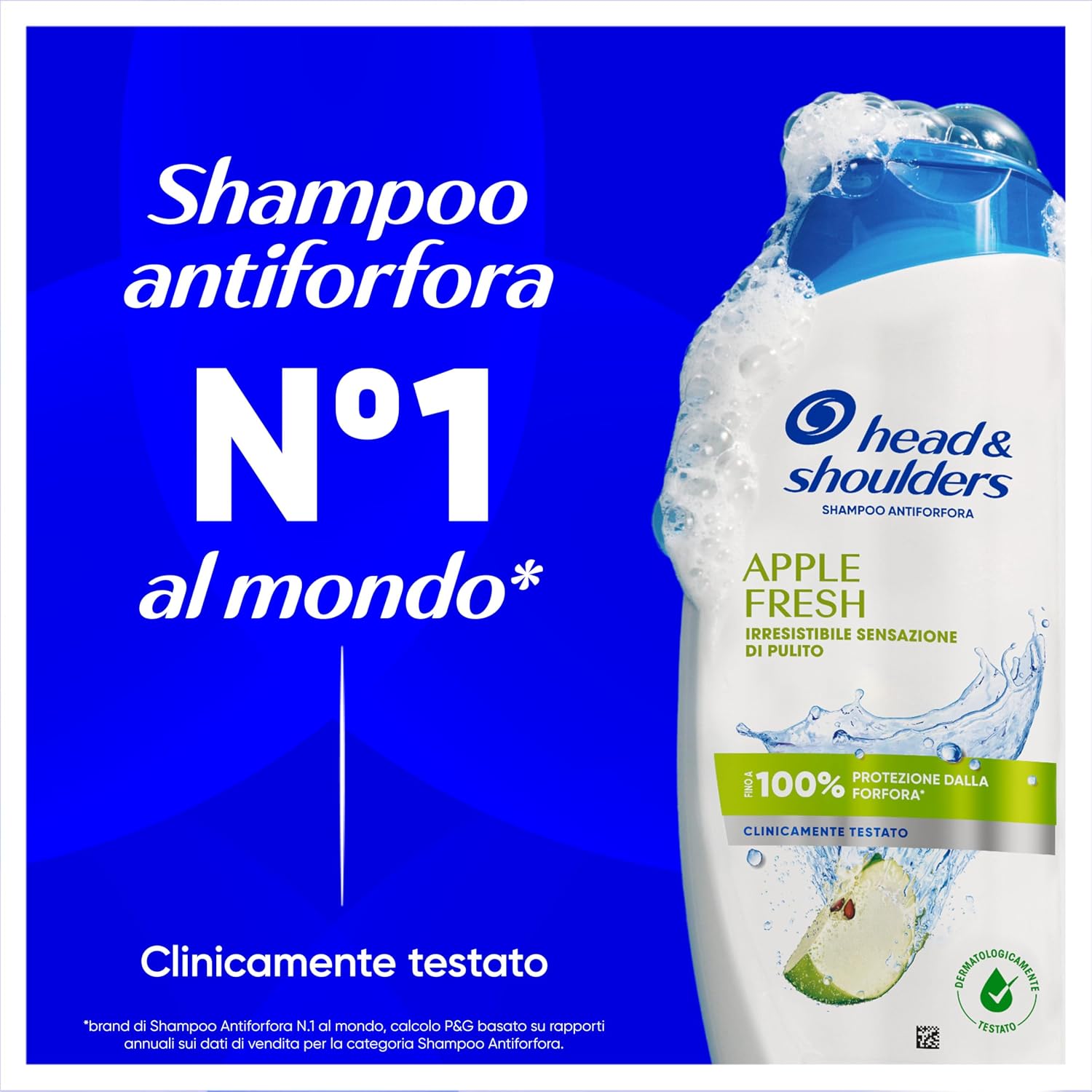Detalle 2 de Head & Shoulders Apple Fresh 2x1000ML Shampoo 🍎