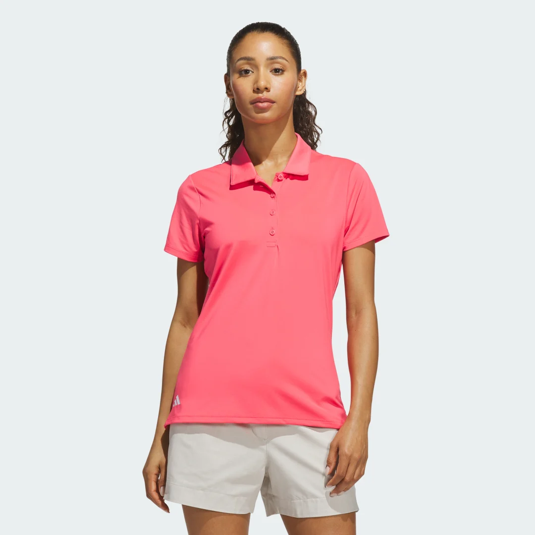 Imagen de Polo manga corta Ultimate365 de Adidas — color rosa en OfertitasTOP