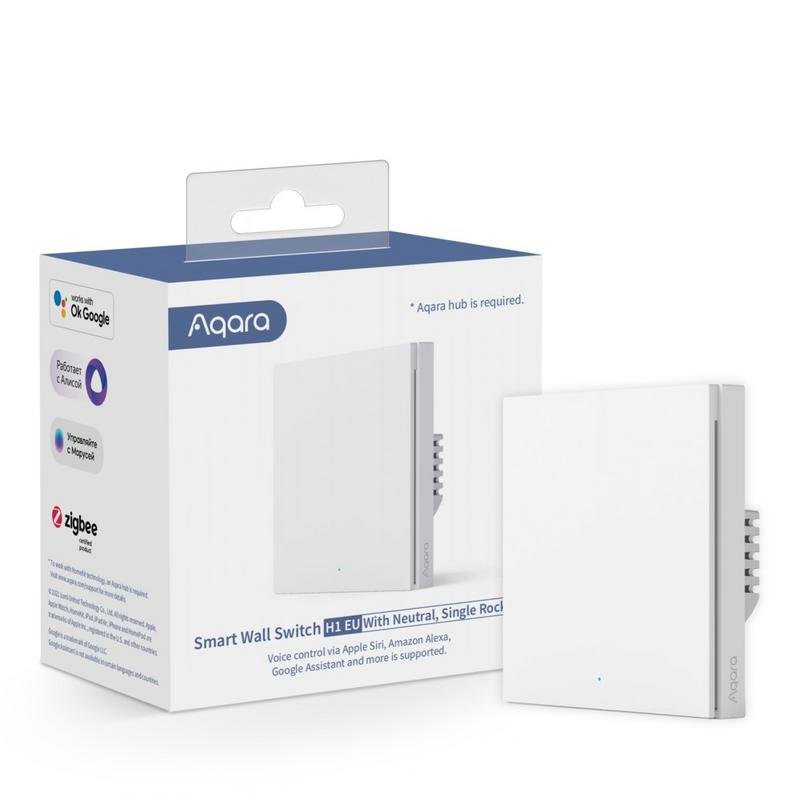 Detalle 2 de Aqara Smart Wall H1 interruptor inteligente