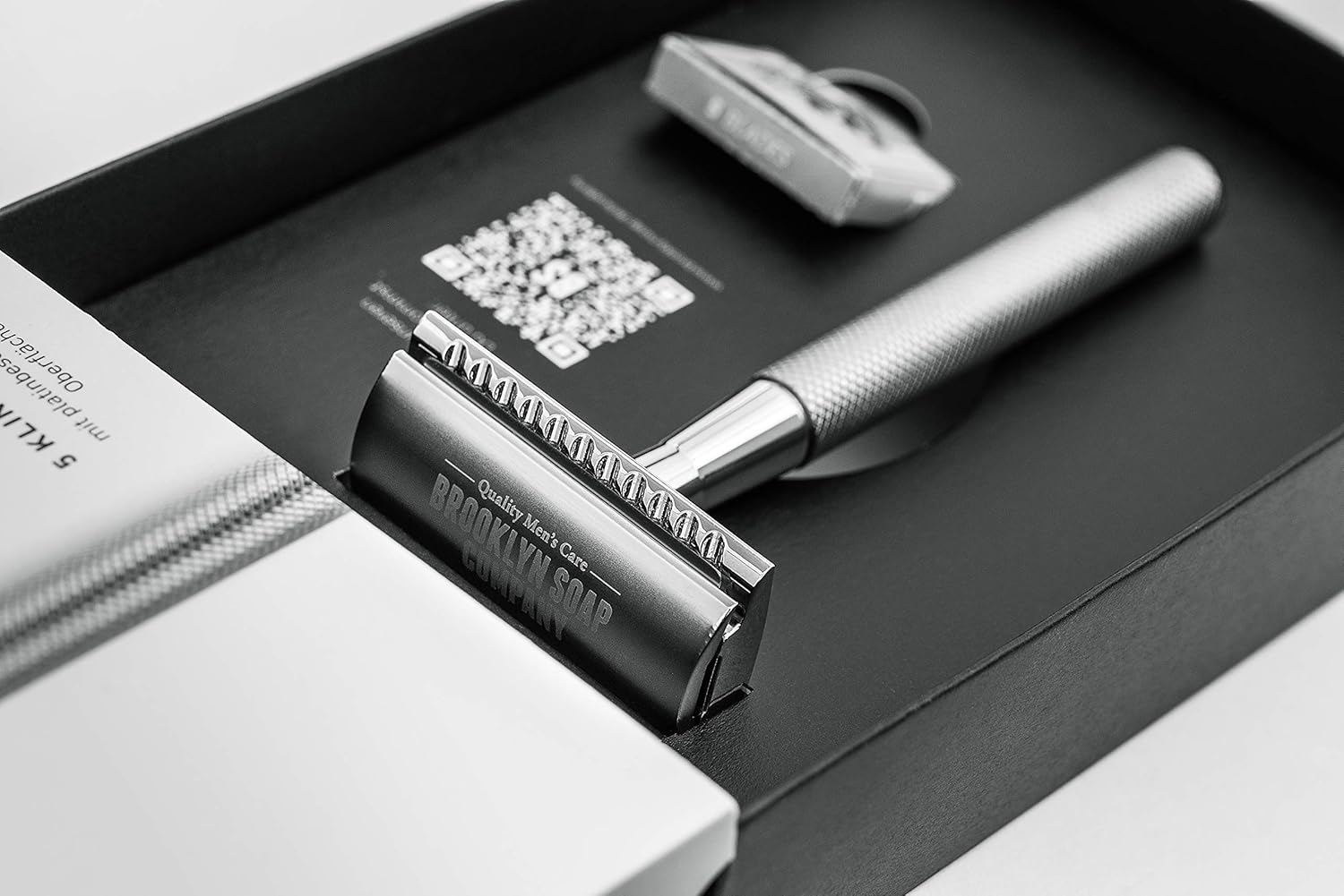 Thumbnail 1 de Brooklyn Soap Company Rasierhobel aus verchromtem Metall – präzise Nassrasur für Bart und Konturen