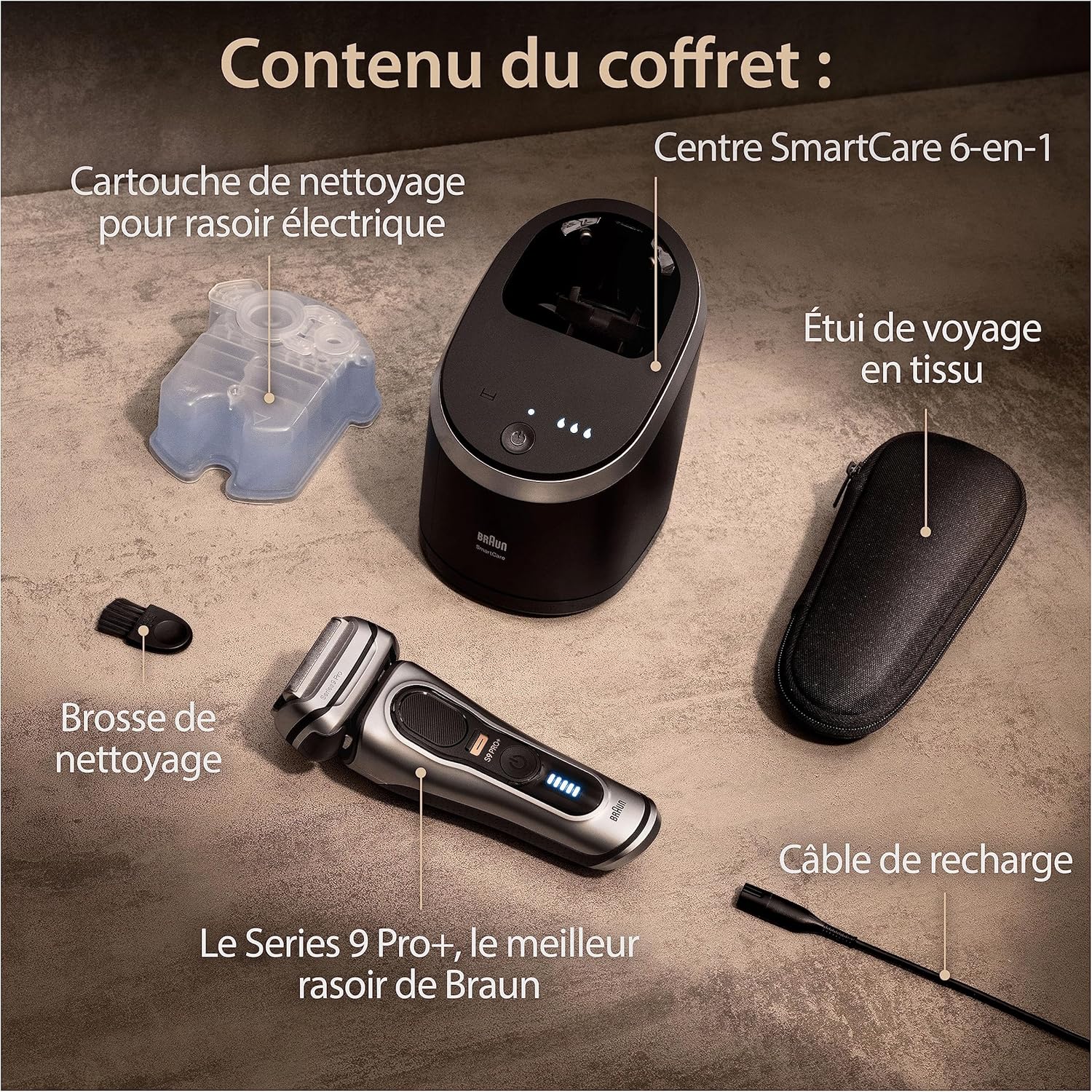 Thumbnail 6 de Braun Rasoir Électrique Series 9 PRO+ 9467cc – kit complet étanche avec station de nettoyage