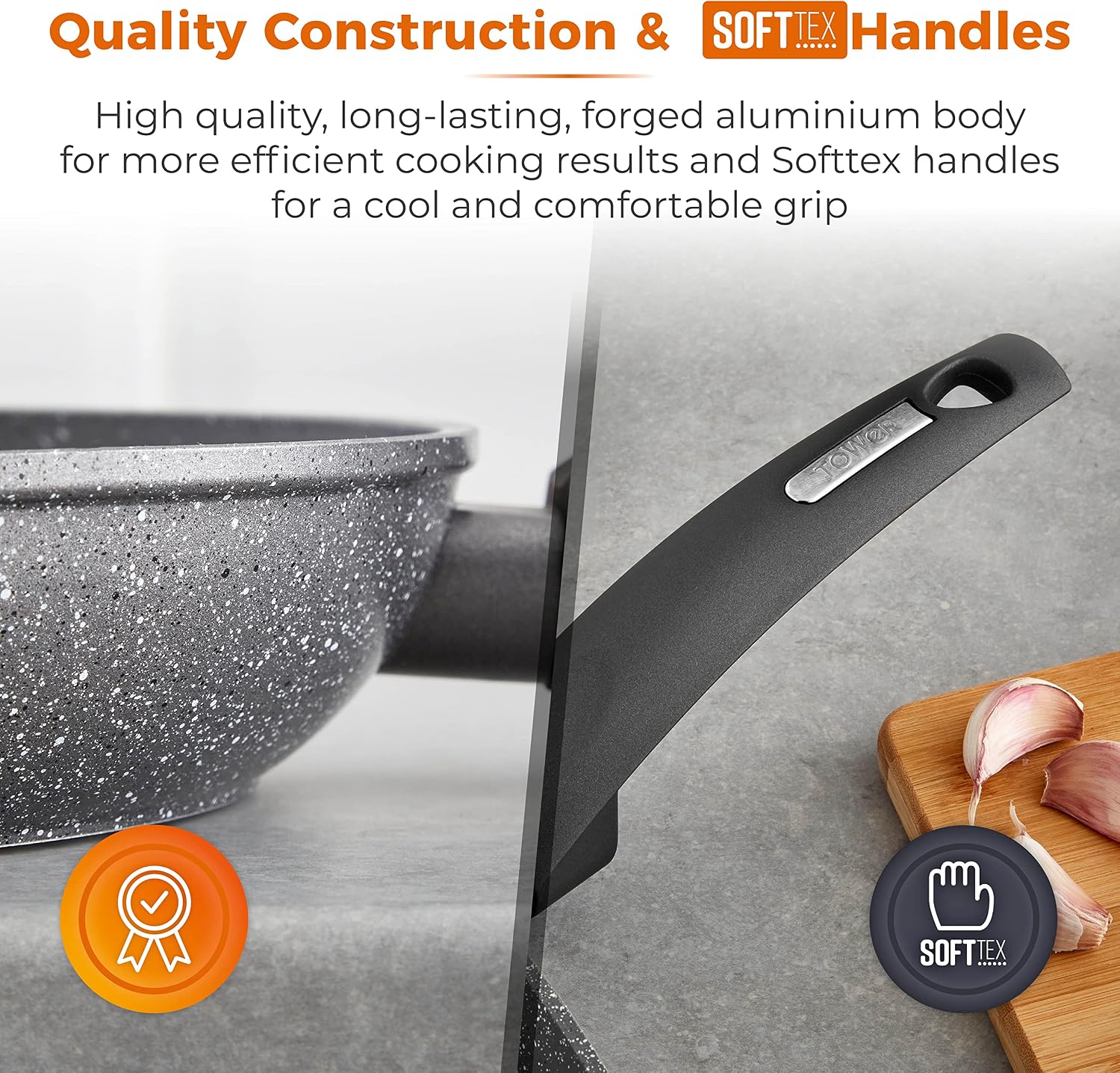 Thumbnail 4 de Tower Cerastone T81276 5-piece pan set