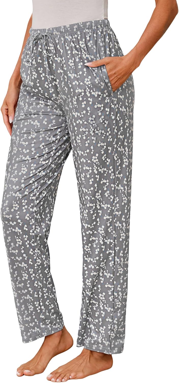 Thumbnail 1 de Jahetuul Pyjama Hosen Damen – bequeme Baumwoll-Schlafhose mit elastischer Taille