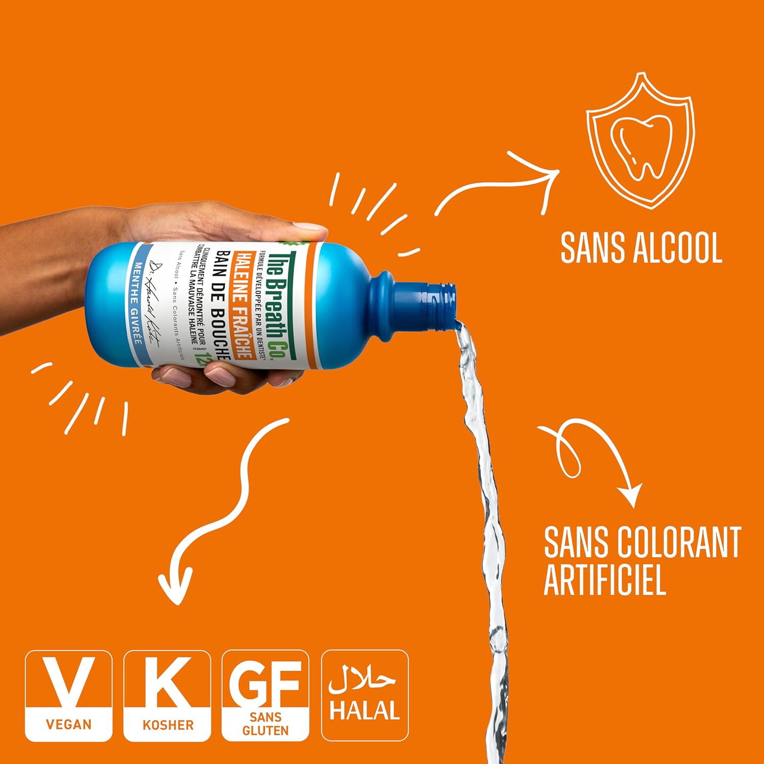 Thumbnail 1 de The Breath Co. Bain de Bouche 500ml