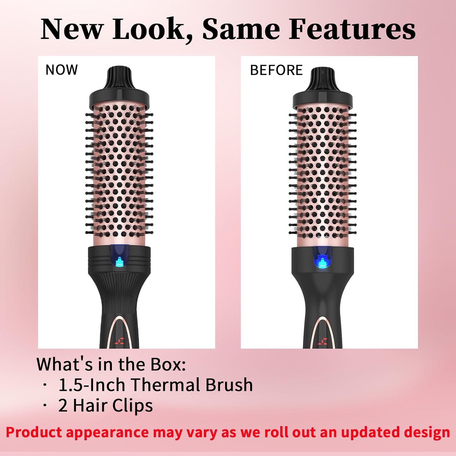 Detalle 2 de Phoebe 1.5-Inch Thermal Brush with Ceramic Barrel, 9 Heat Settings & Dual Voltage