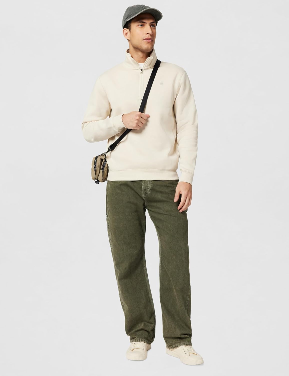 Detalle 2 de G-Star Premium Core Half Zip Sweater Maglia di Tuta Uomo