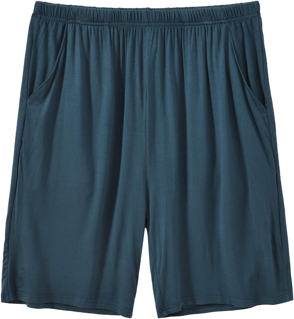 Detalle de Pyjama homme MoFiz : bas court et long en modal doux, avec poches et taille ajustable