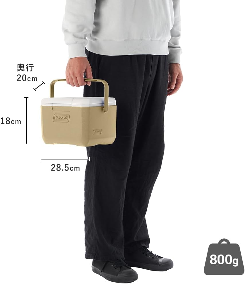 Detalle de Coleman テイク6 クーラーボックス 4.7L ベージュ・350ml缶6本収納