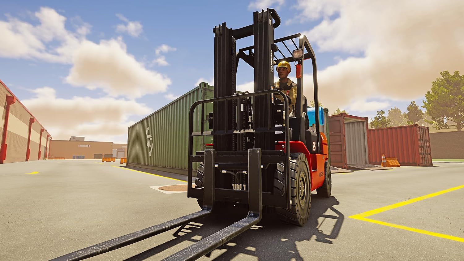 Detalle 2 de Aerosoft Gabelstapler Simulator – PS5: Realistische Logistik-Simulation mit Karriere- und Endlosmodus