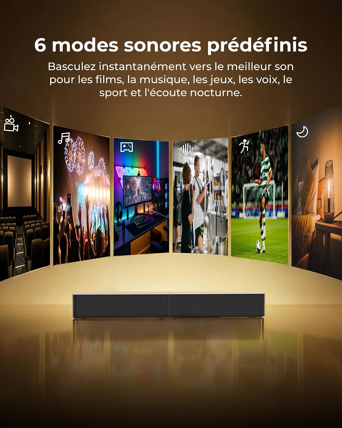 Thumbnail 4 de ULTIMEA Poseidon M30 barre de son TV 2.1ch 240W